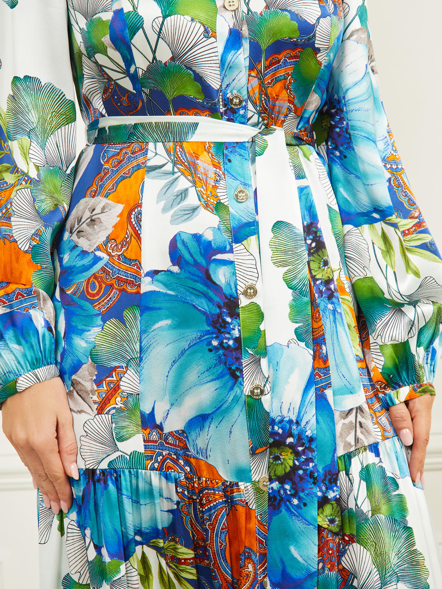 Marciano by Guess Dress Women's 10 Floral NWT Kimono Wrap