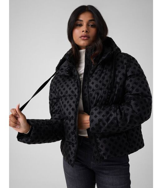 guess short puffer jacket