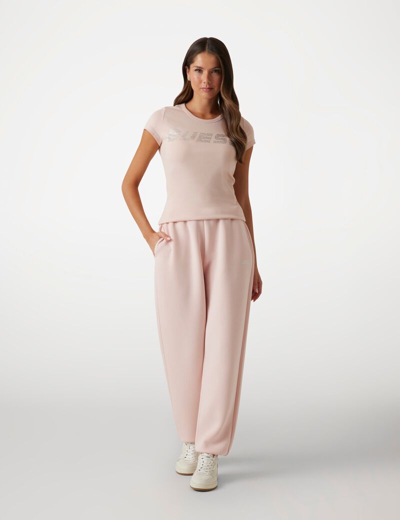 Rhinestones logo t-shirt