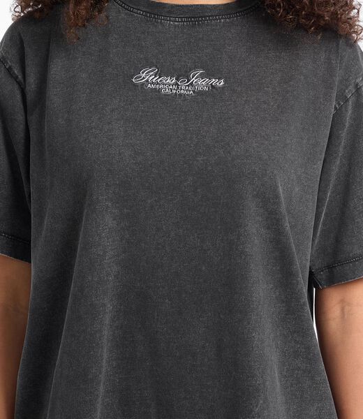 Oversized embroidered logo t-shirt