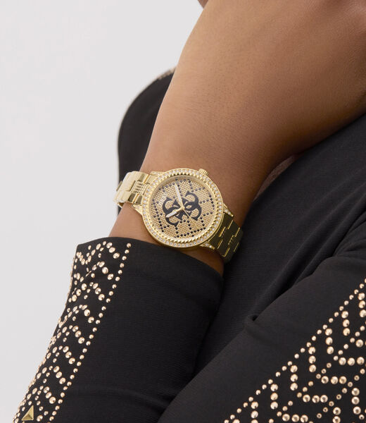 Ladies Gold Tone Analog Watch