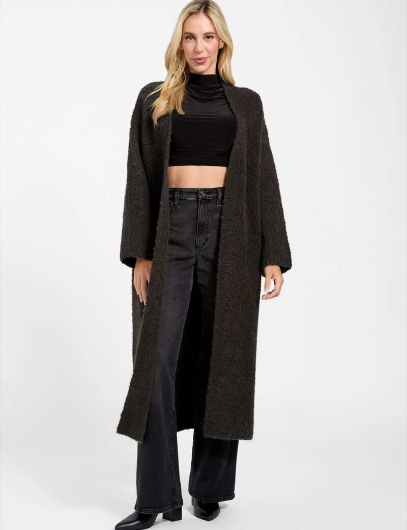 Beniko boucle midi cardigan