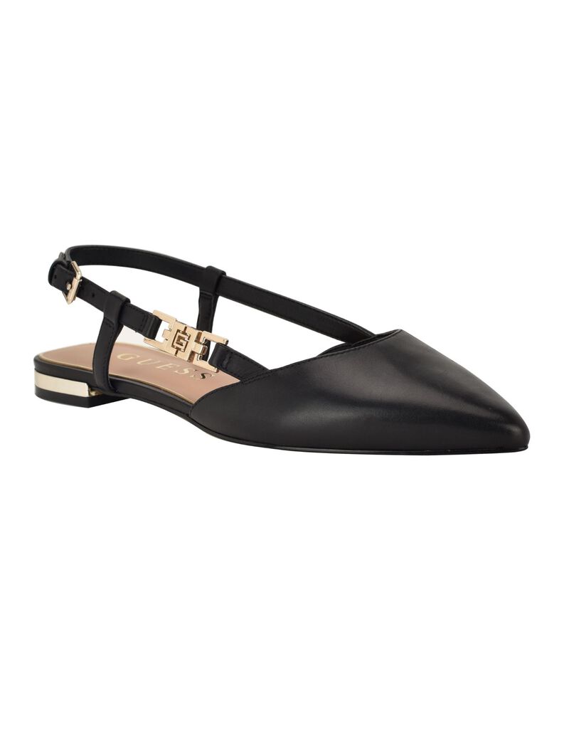 Franie patent slingback