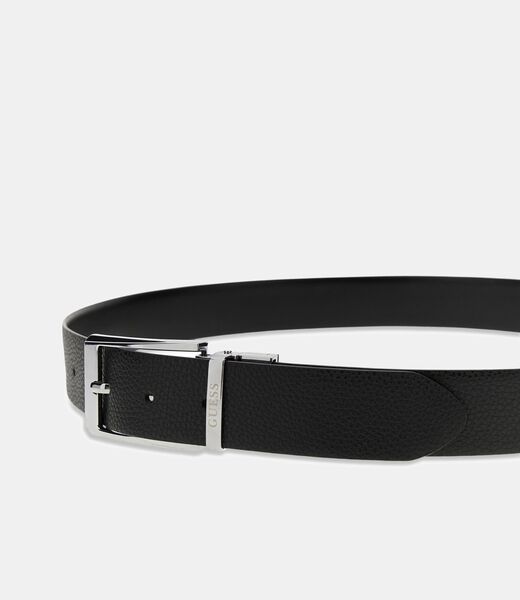 guess genuine leather belt