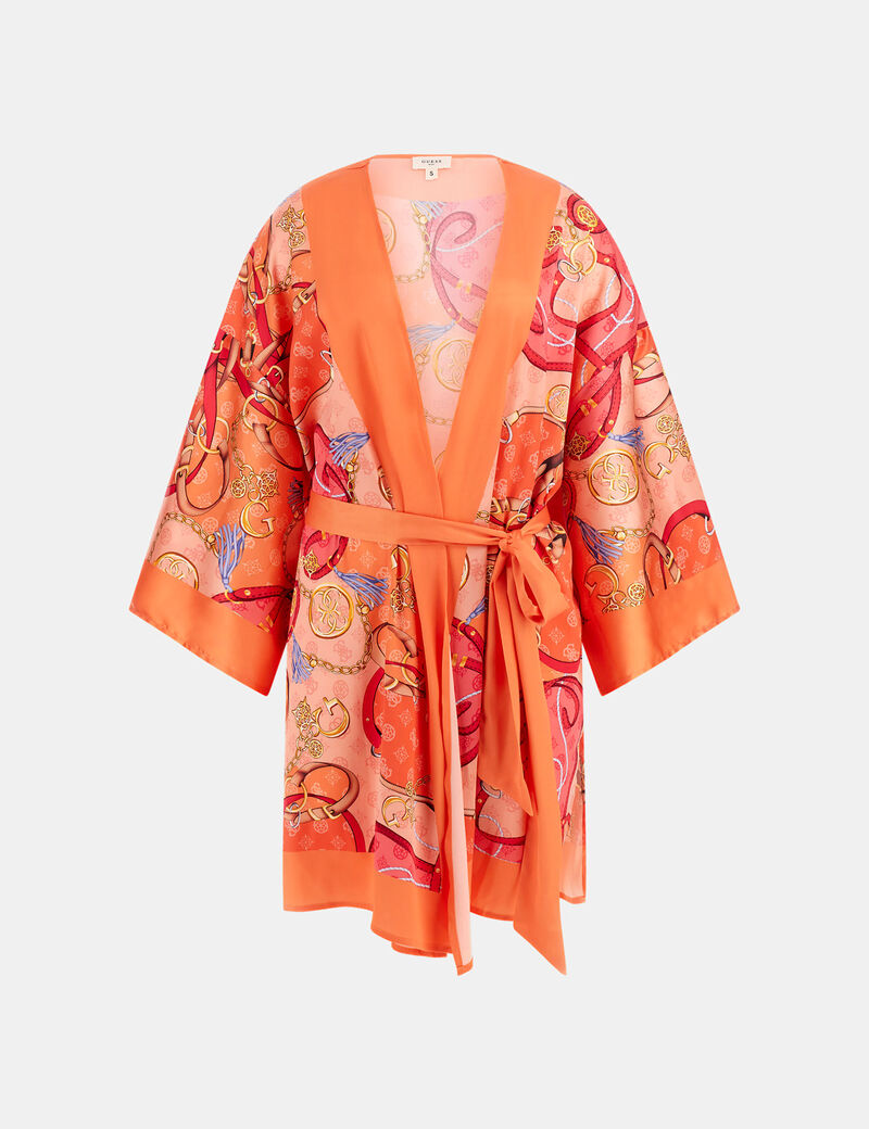 Belted kimono
