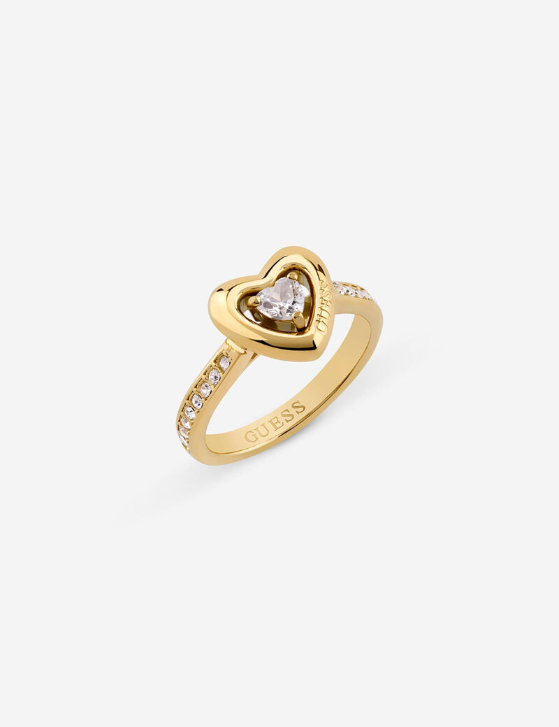 10mm crystal heart solitaire