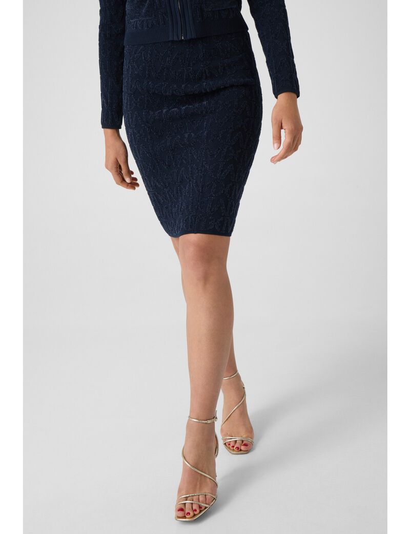 guess marciano monogram skirt
