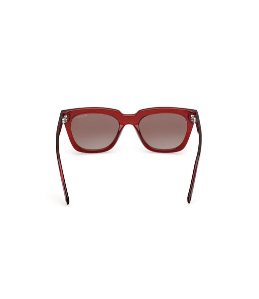 Square red gradient sunglasses