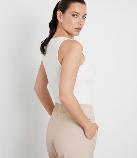 Rib knit tank top