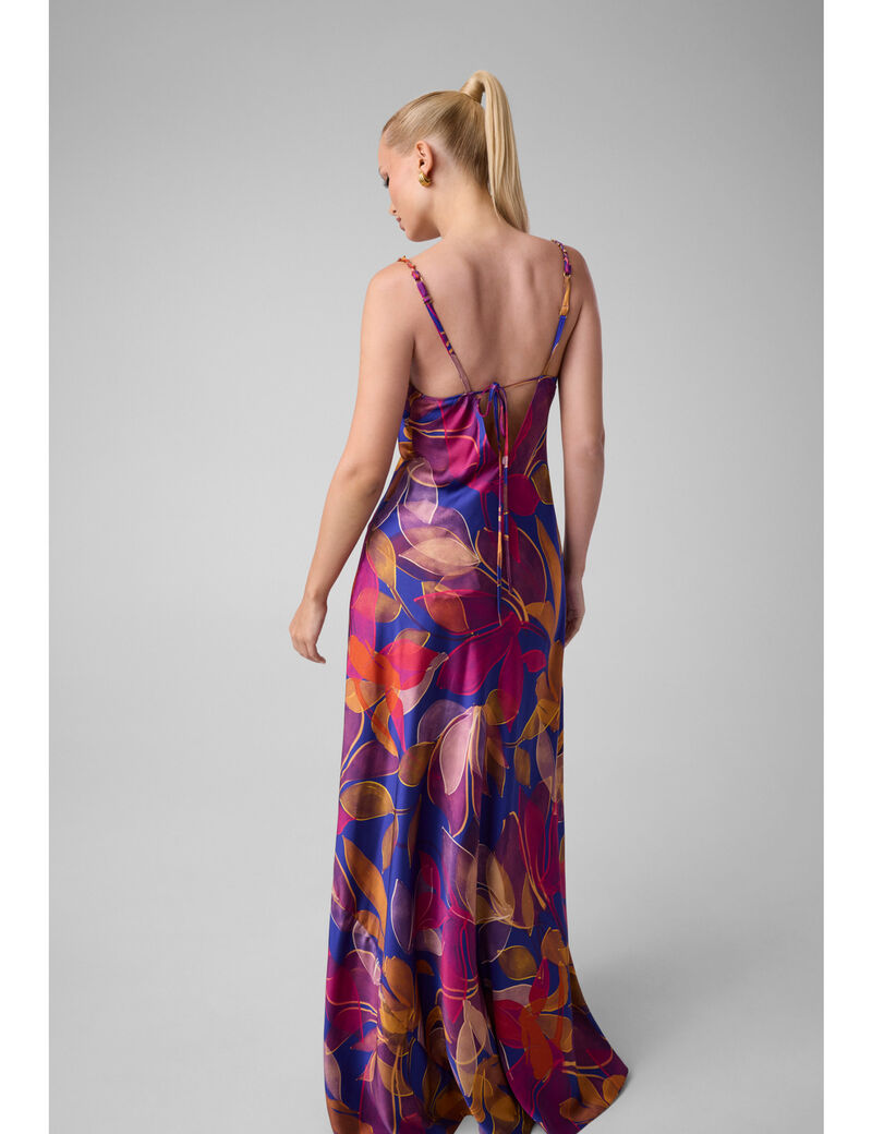 guess marciano printed maxi dress