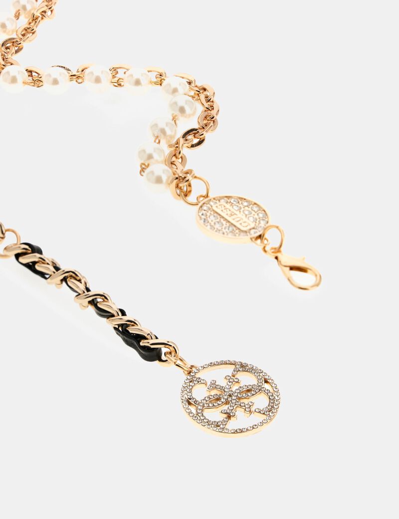 Chain and pearl belt