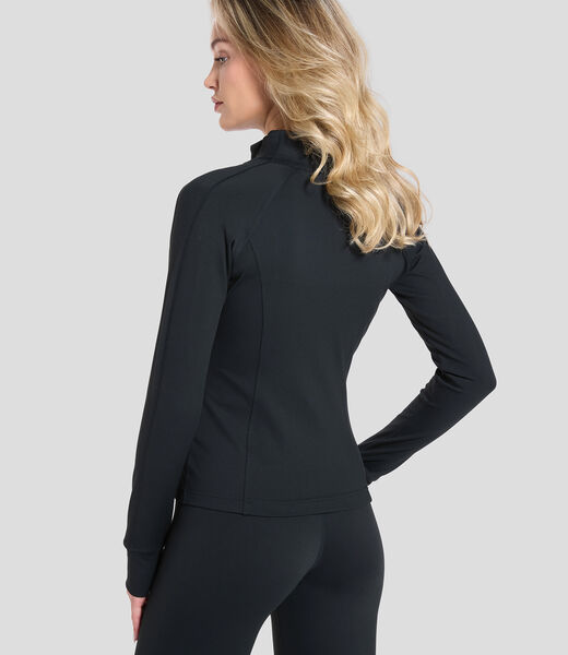 Printed logo zip jacket