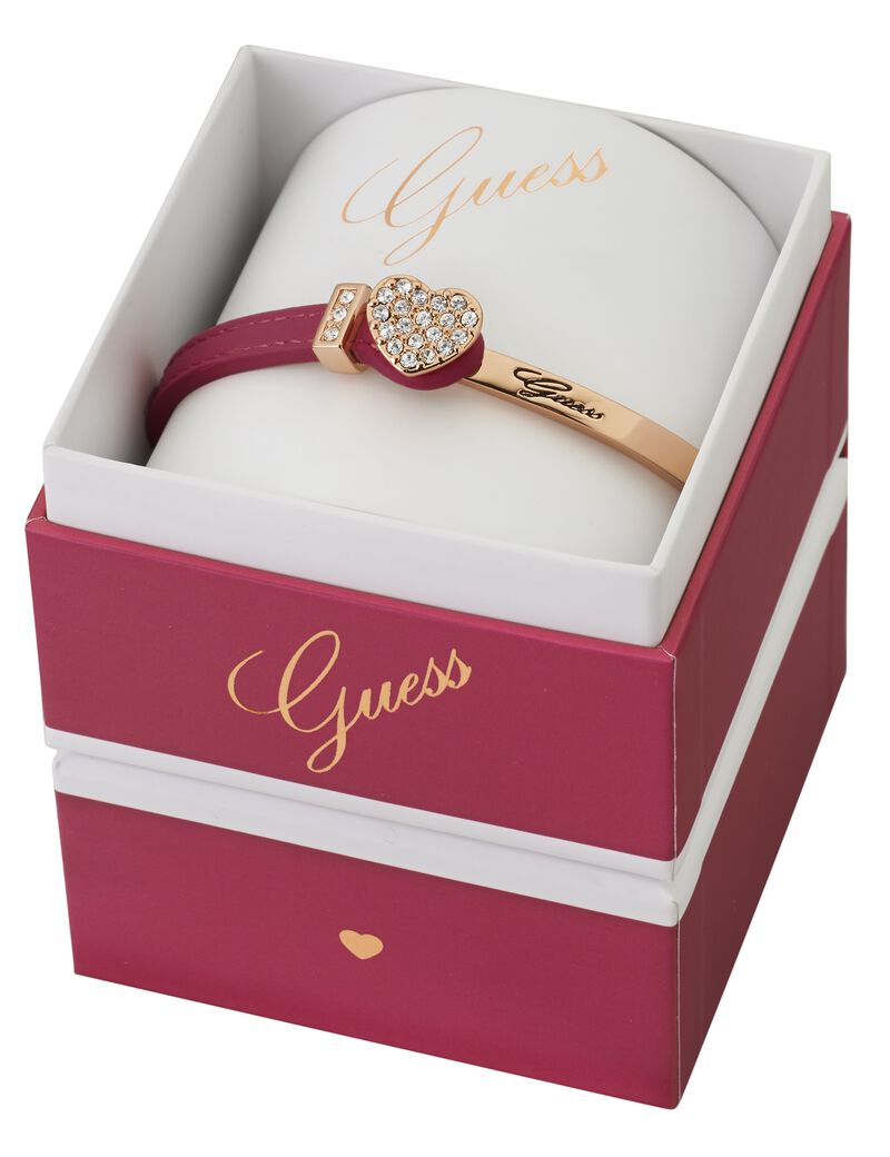 Leather Heart Bracelet Gift Box