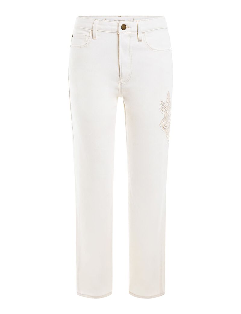 Guess online embroidered jeans