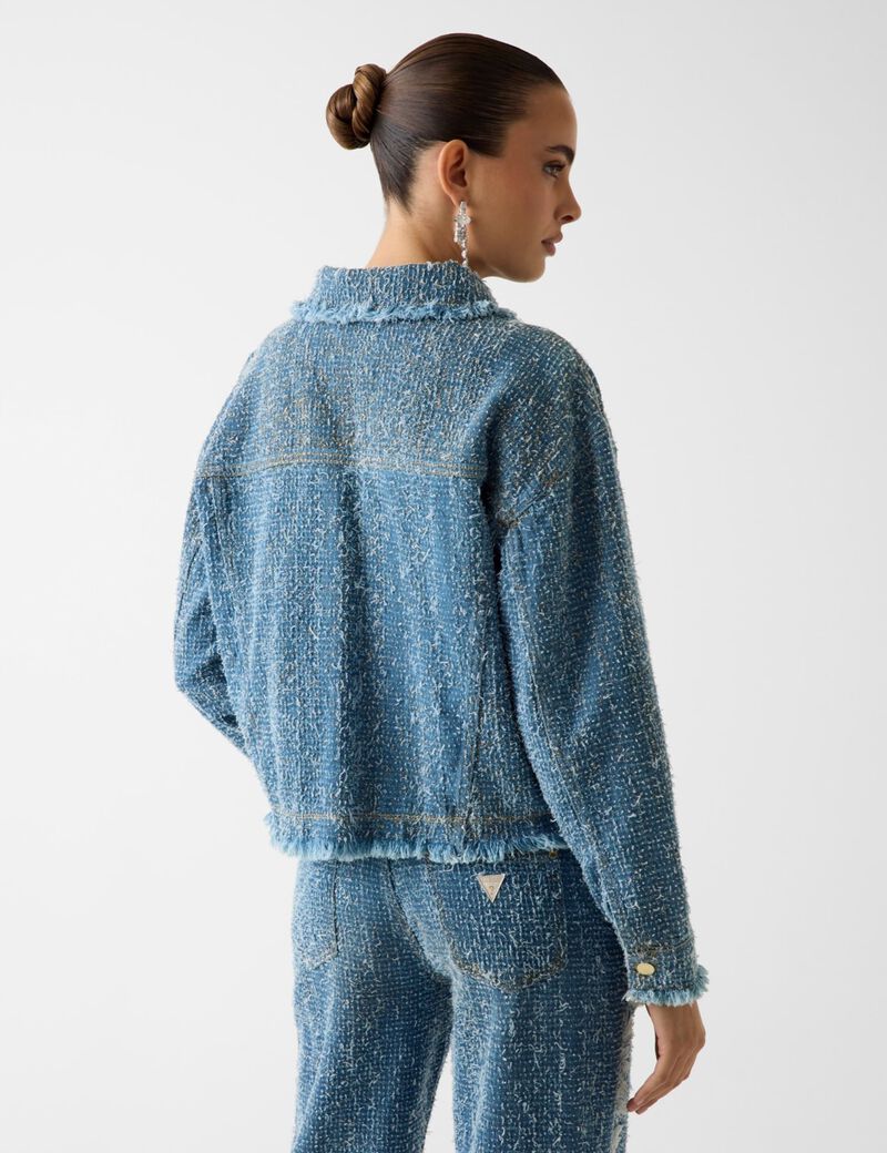 Denim tweed jacket