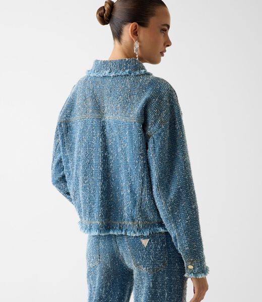 Denim tweed jacket