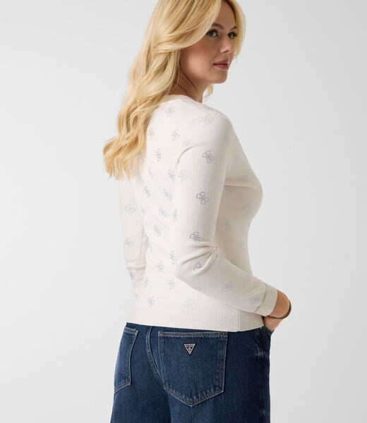 LS VN 4G RHINESTONES CARDI SWT