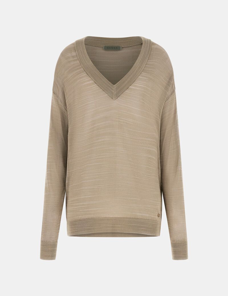 guess v neck sweater