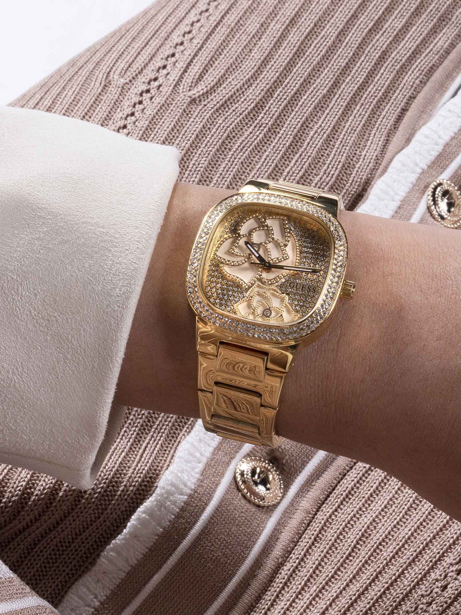 Guess iced cheap out watch