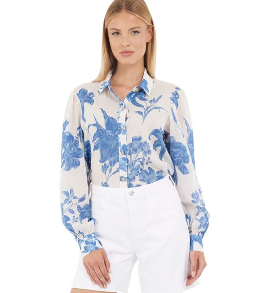 Clara button up top