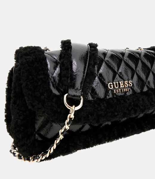 Cristi faux fur mini crossbody bag