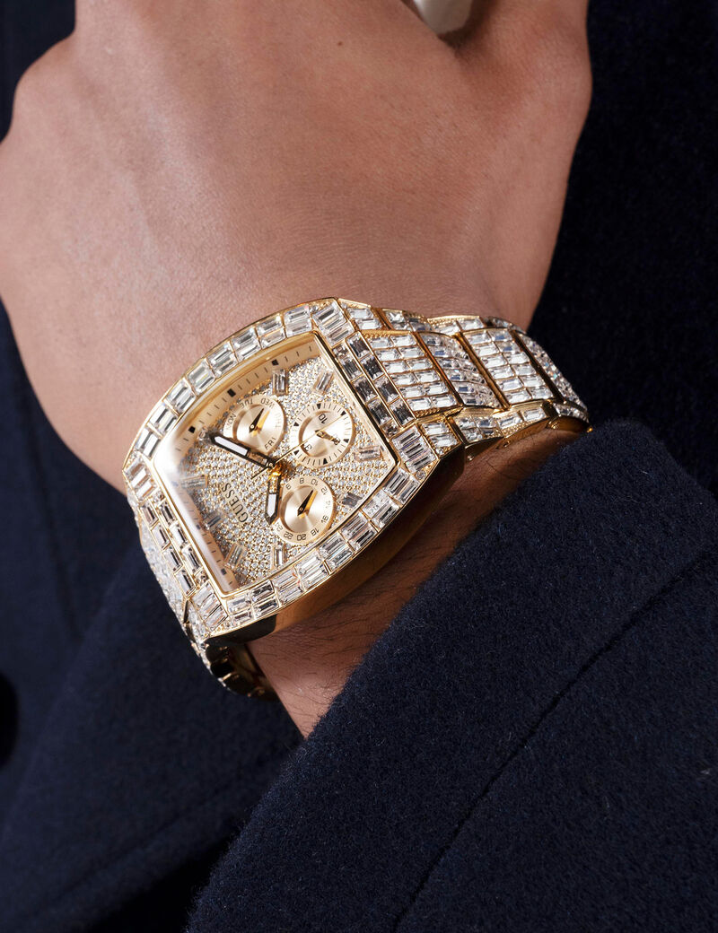 Silver Tone Multi-function Watch