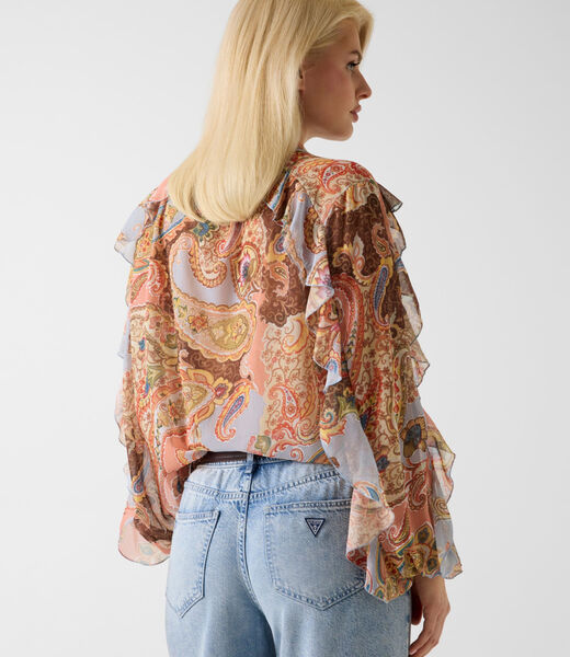 Paisley print blouse