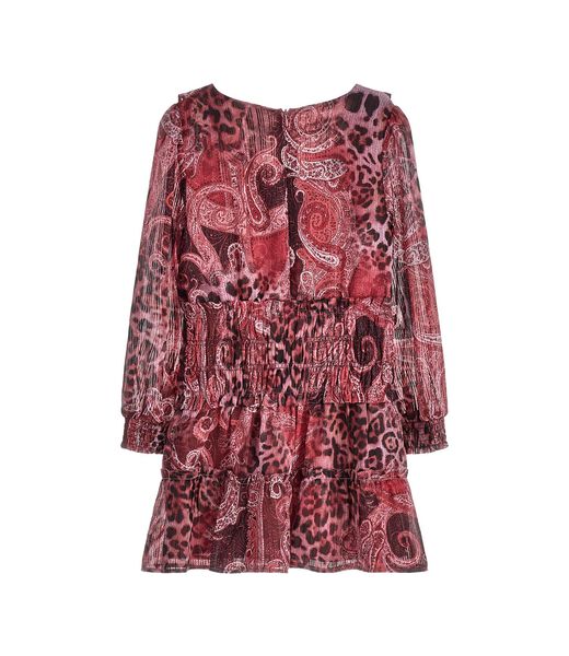 All Over Print Chiffon Dress