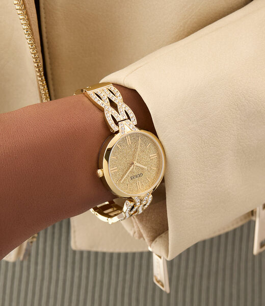 Ladies Gold Tone Analog Watch