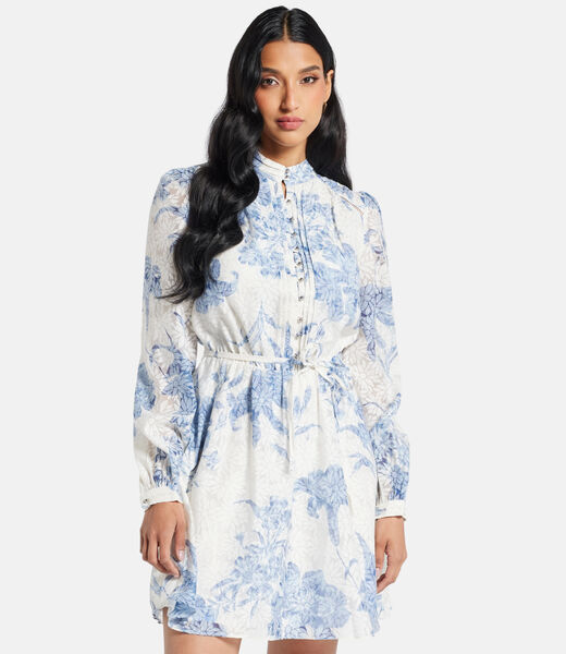 Fit-and-flare mini dress