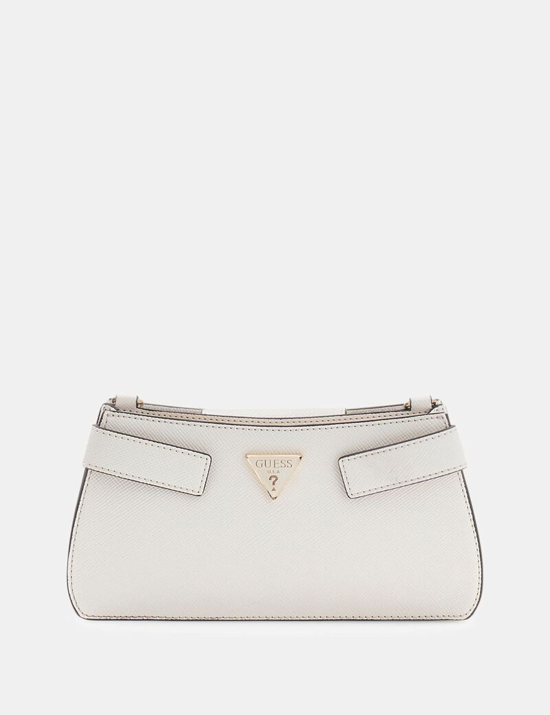 guess serenova saffiano mini crossbody bag