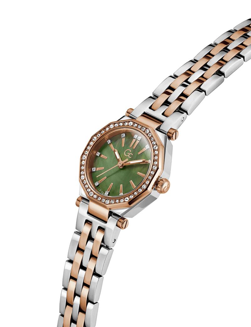 Gc Gleam metal dual tone watch