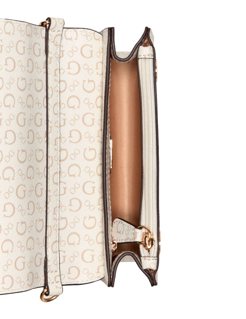 Saffron crossbody flap bag