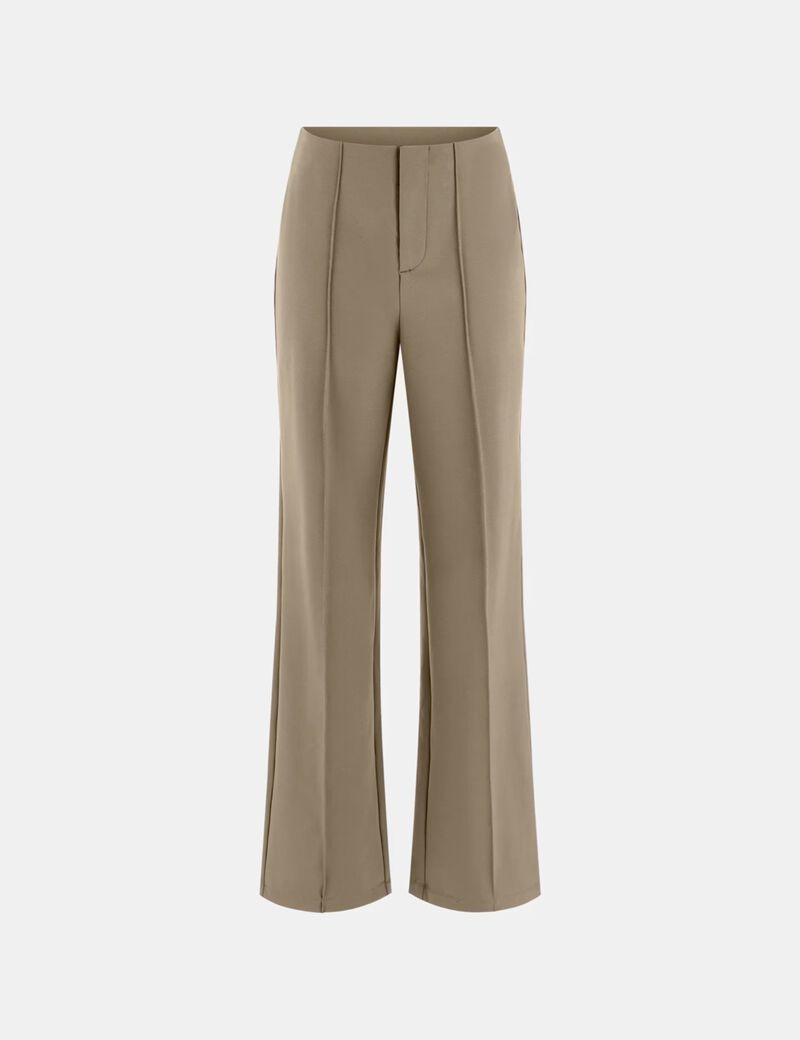 Nylon flare sweatpants