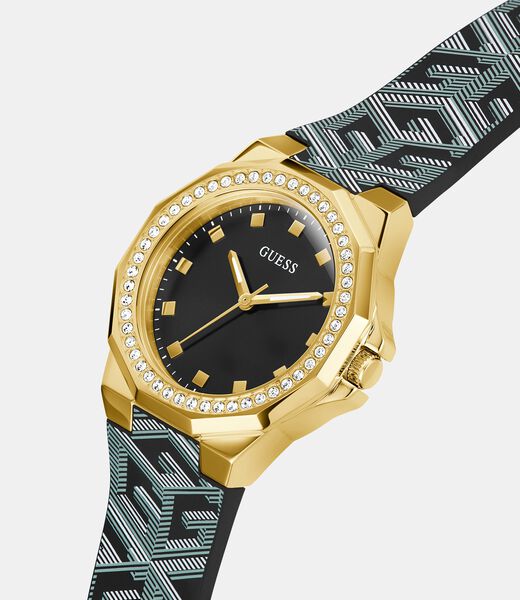 Analogue watch with G Cube logo detail