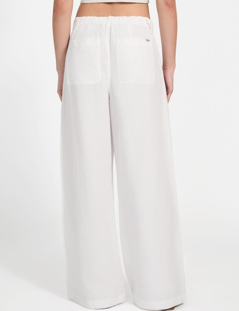 Wide leg linen pants