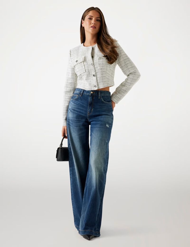 Tweed cropped jacket