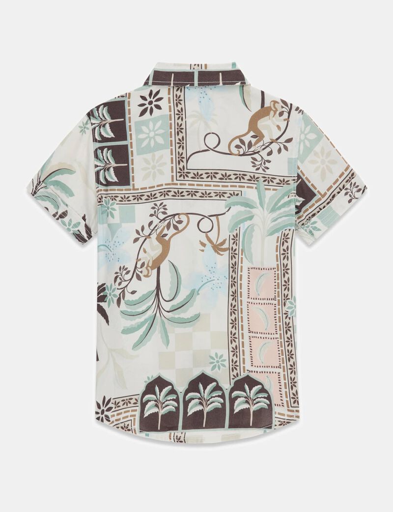 VISCOSE POPLIN SS SHIRT