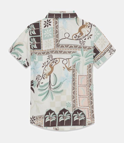 VISCOSE POPLIN SS SHIRT