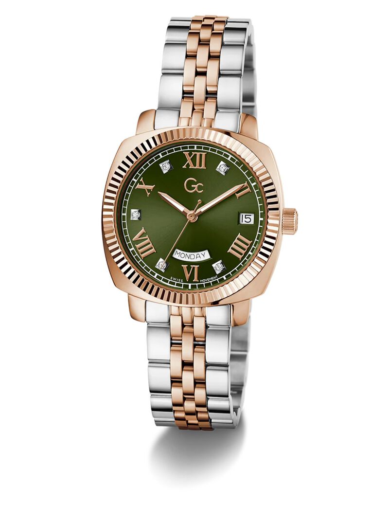 Gc Flair Coussin Lady mid size metal watch