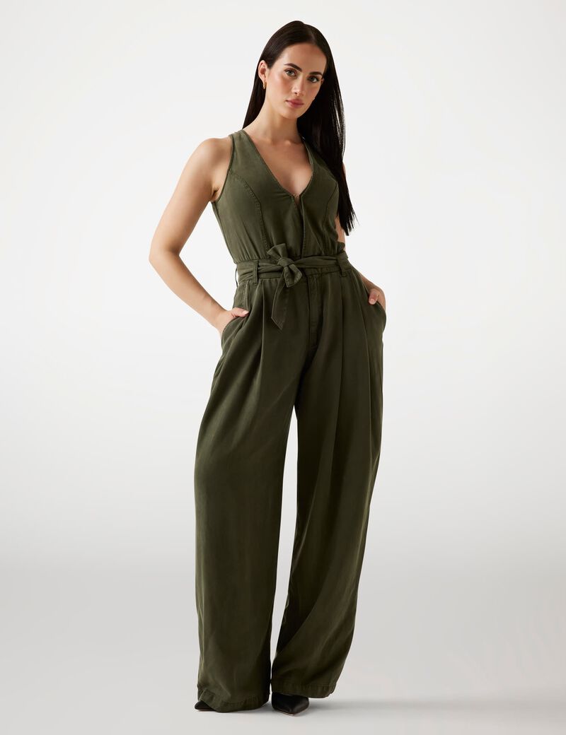 Twill jumpsuit