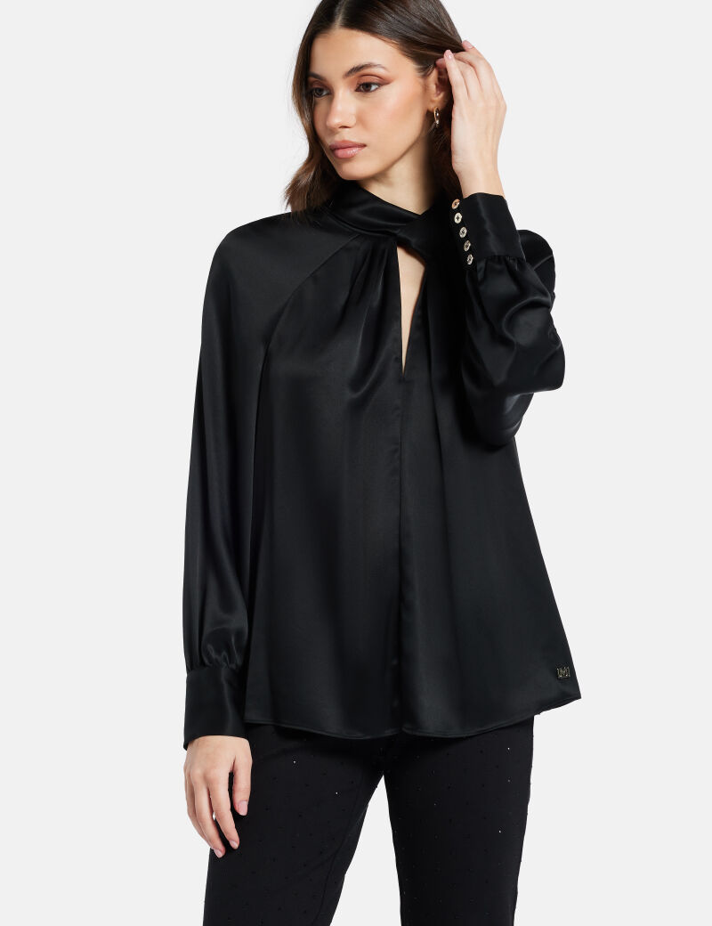 Dion long sleeve relaxed blouse