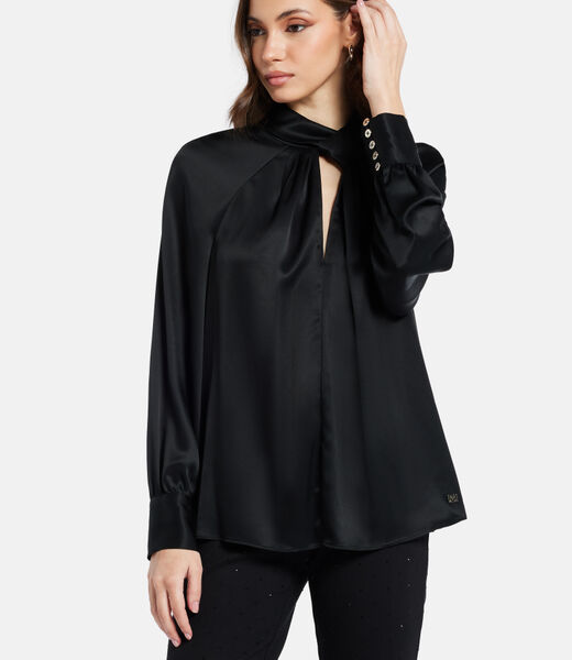 Dion long sleeve relaxed blouse