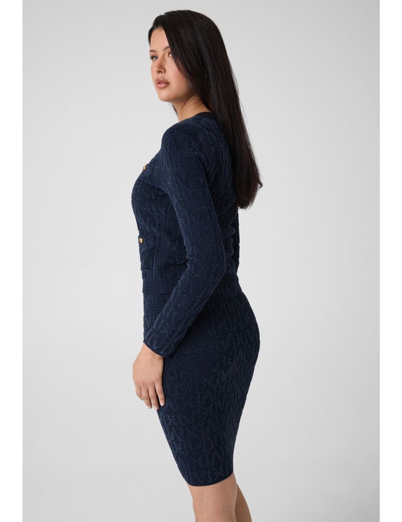 guess marciano zipped cardigan
