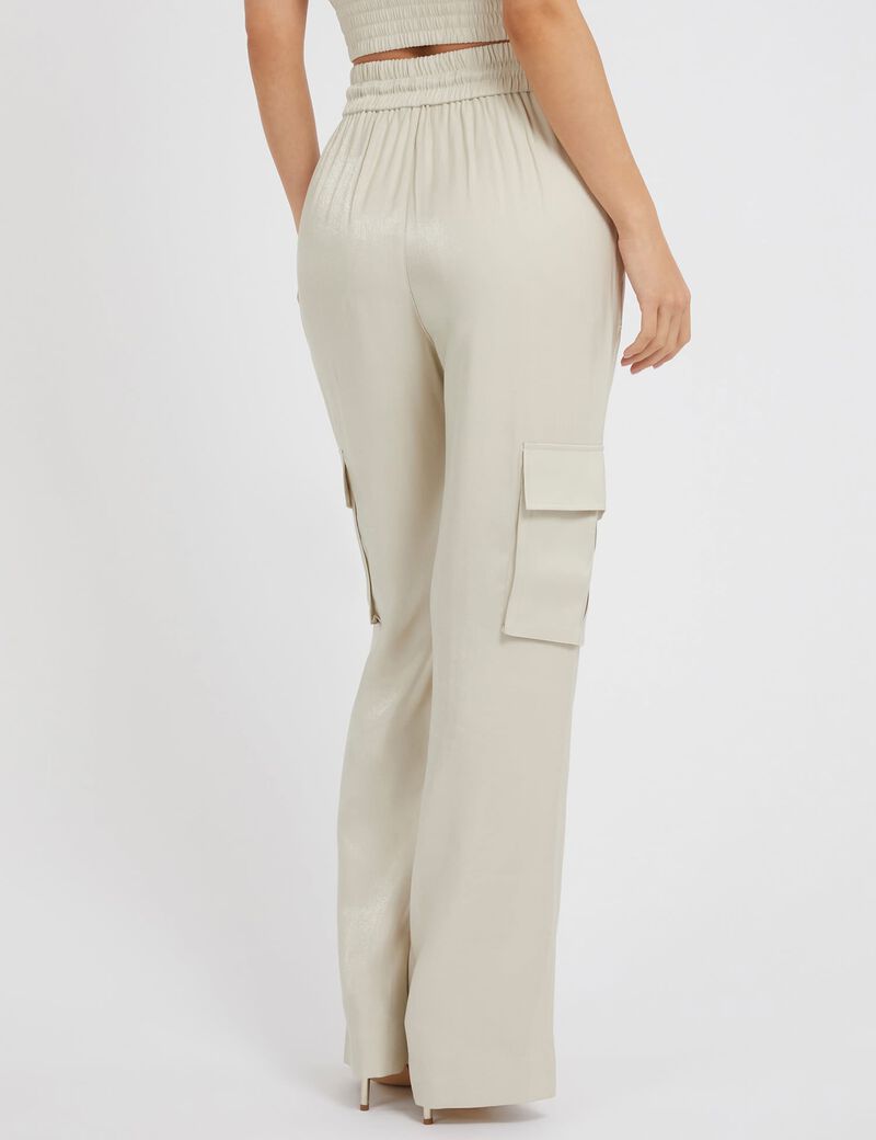 Satin Cargo Pant