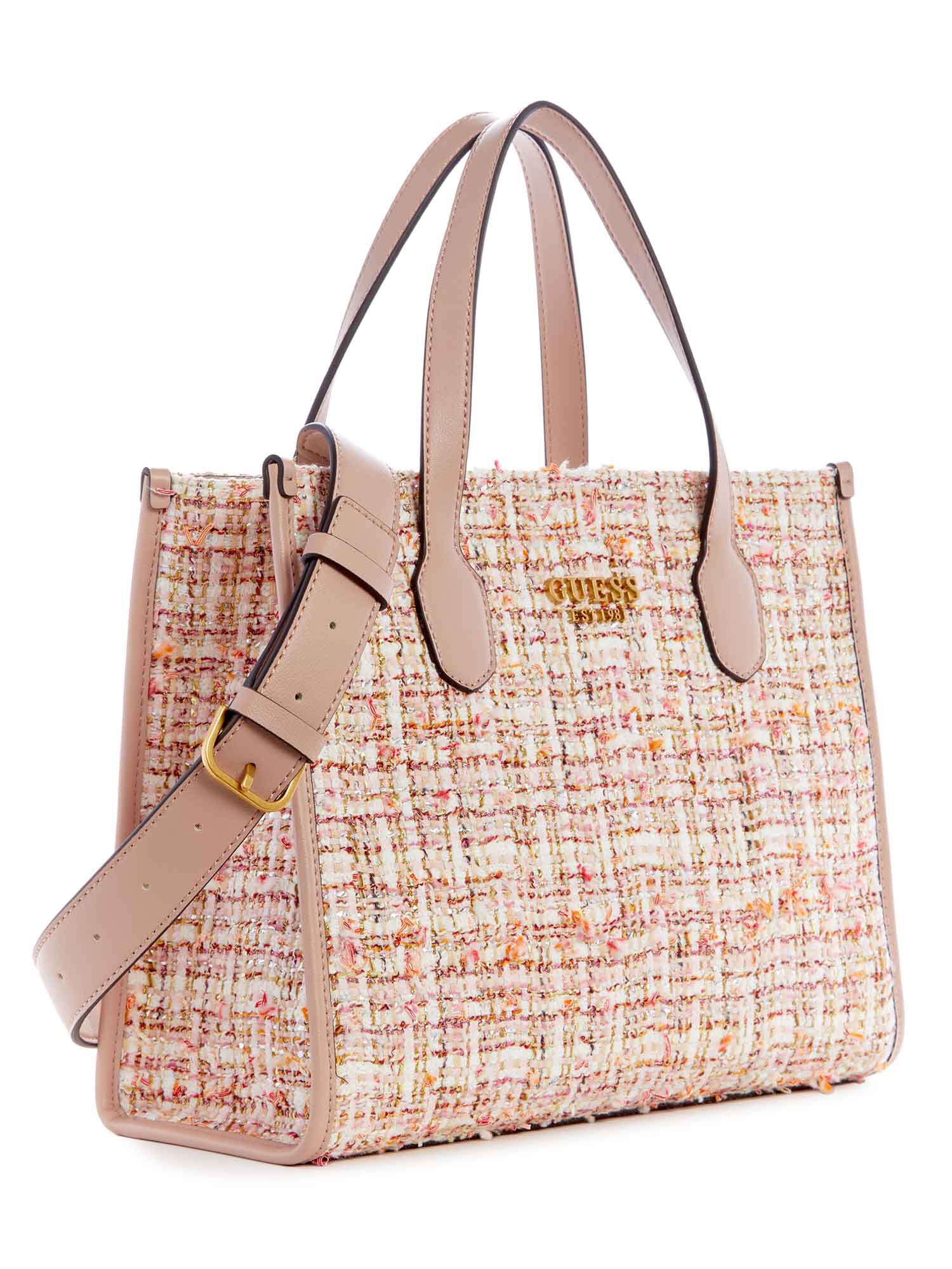 Sac à Main - GUESS - Silvana - Noir - 2 Compartiments - Bandoulière Amovible Noir - Bagagerie - Maroquinerie