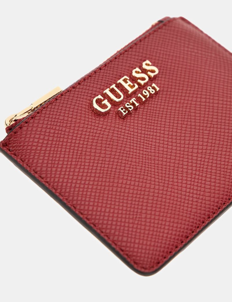 Laurel saffiano credit card holder