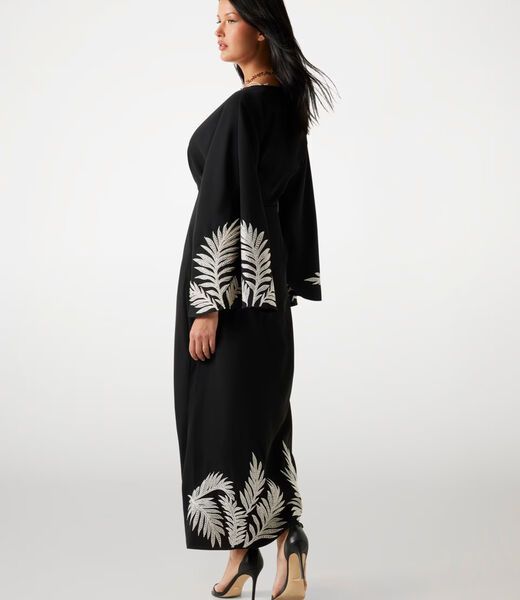 Embroidered maxi dress