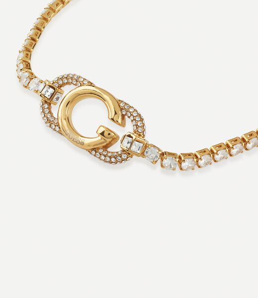 G Logo Crystals Tennis Bracele