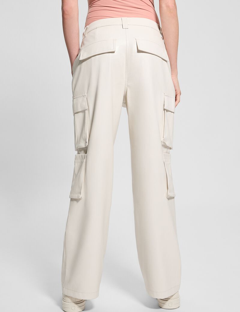 Kori faux leather cargo pant